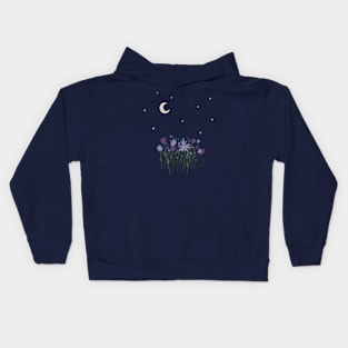 Moonlit Garden Kids Hoodie